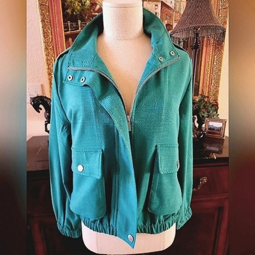 Worn Once- Light Teal Women's Jacket!!💚